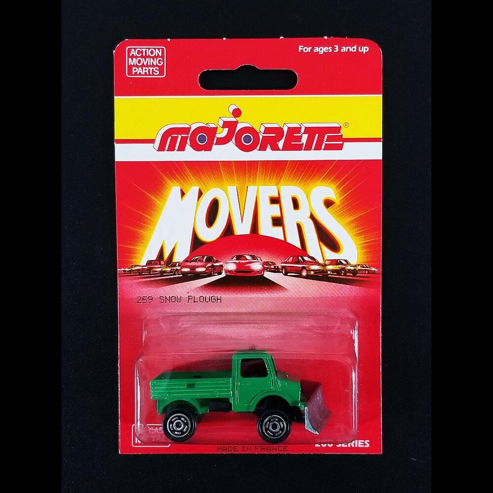 Majorette Mercedes-Benz Unimog Snow Plough / #259 / 200 Series / Movers